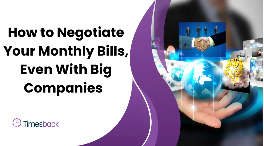 negotiate your monthly bills