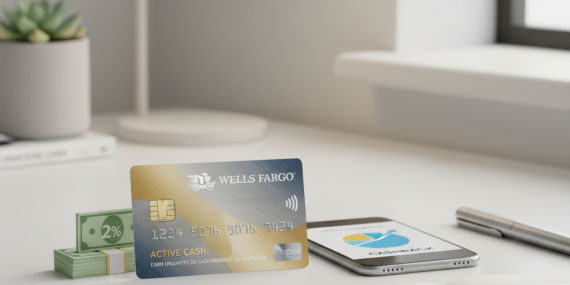 Wells Fargo Active Cash® Card – Earn cashback 2%